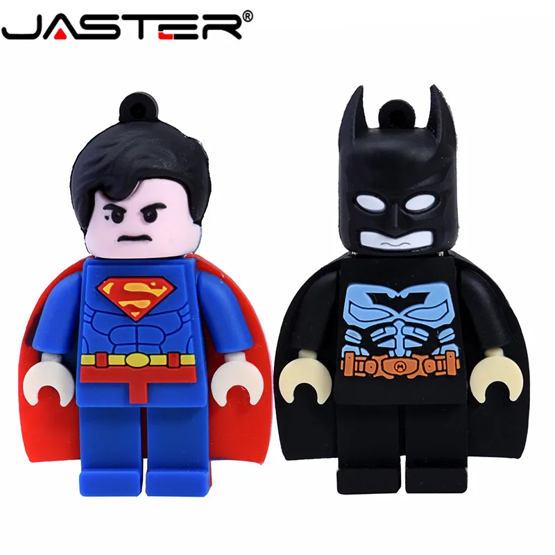 Флэш накопитель JASTER серии LEGO флешка с Суперменом Бэтменом USB 2 0 карта памяти