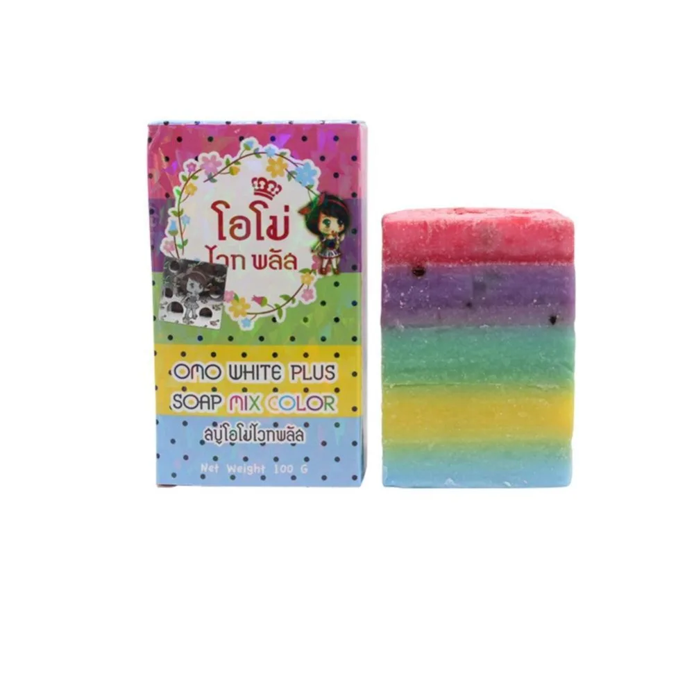 

5 in 1 Mix Color Skin Whitening Anti-Aging Soap White Plus Soap Fruitamin Soap Mix Color White Plus Soap Wholesale Available