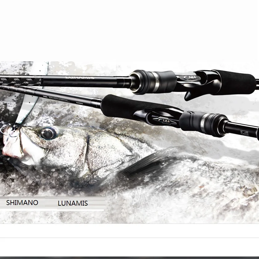 SHIMANO Spinning rods LUNAMIS Fishing rod Carbon fiber material Casting Rod Sea Bass Rod Fishing gear 