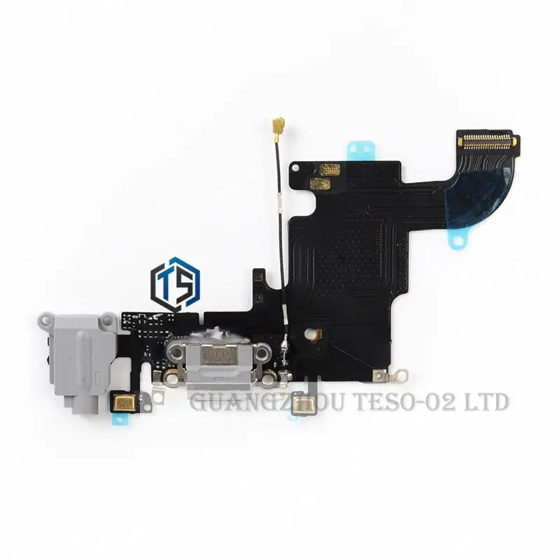 100% Tested For iphone 6S usb Dock Charging Port Headphone Jack Mic Connector Flex Cable Repair part free shipping china post |