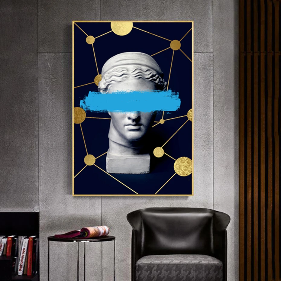 

Luxury David Sculpture Art Wall Art Canvas Painting Wall Printed Pictures Photography Art Prints and Posters Living Room Decor