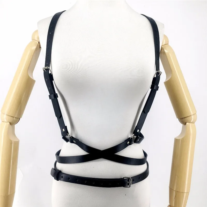 UYEE-Mode-Punk-Harajuku-Corps-Jarretelles-Faux-En-Cuir-Bondage-Cage-Sculpting-Harnais-Taille-Ceinture-Bretelles (3)