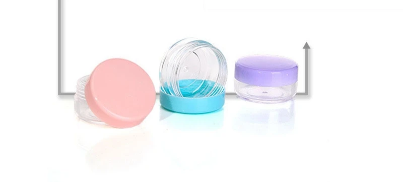 Sedorate 50 шт./лот, высококачественные пластиковые мини баночки 10 г 15 г 20 г PS пустые круглые баночки для крема, контейнеры для теней для макияжа ZM015