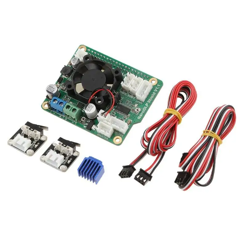 

VAIND 3D Printer Parts Nano DLP Shield V1.1 Expansion Board Module+Limit Switch for Raspberry Pi 3B