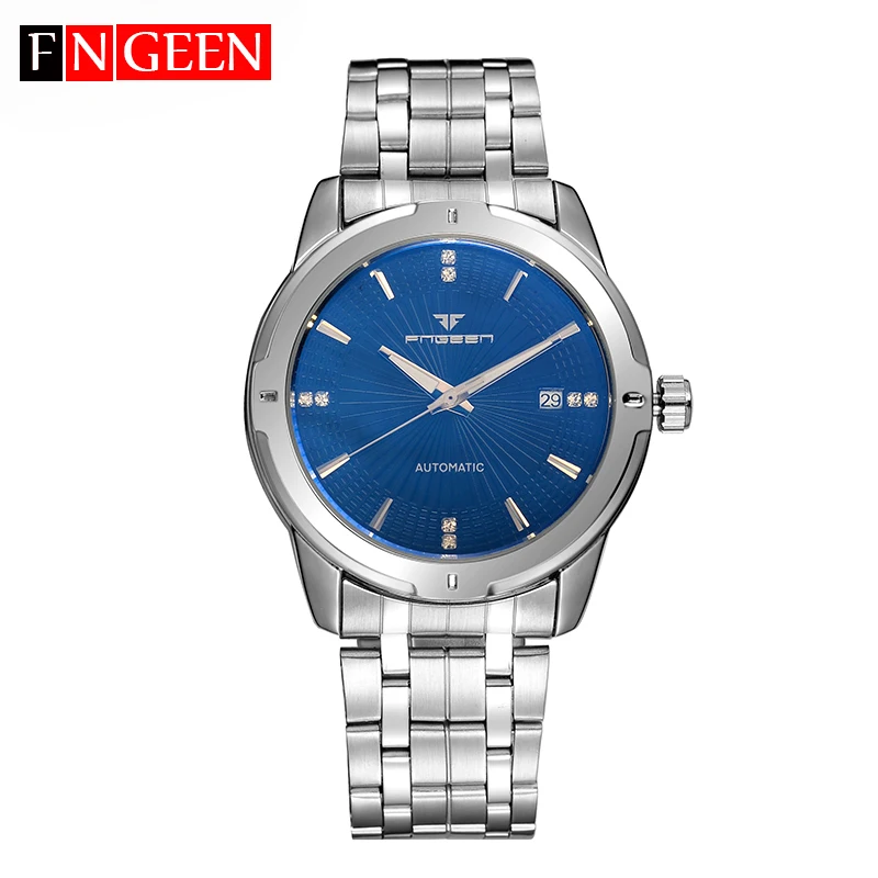 

2018 FNGEEN Hot Automatic mechanical watch womens Watches top brand luxury Fashion business watch relogio masculino reloj hombre