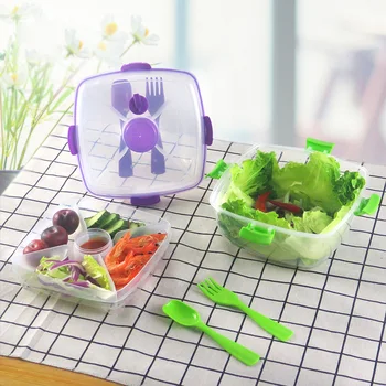 

1pcs Sealed Square Crisper Refrigerator Plastic Rainbow Food Storage Boxes Preservation Box Container Kitchen Supplies