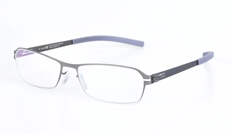 Квадратные оправы для очков для мужчин и женщин без винта 0,5 мм из нержавеющей стали, креативные индивидуальные очки для близорукости, очки по рецепту