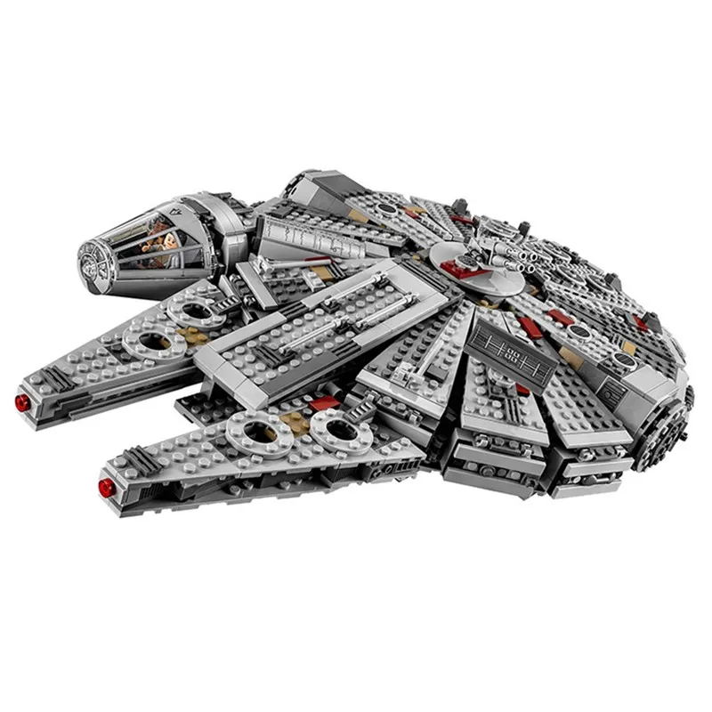

1381pcs Star Wars Millennium Falcon Legoings Building Blocks Kit Toys Boys Birthday Christmas Gifts Shipping model