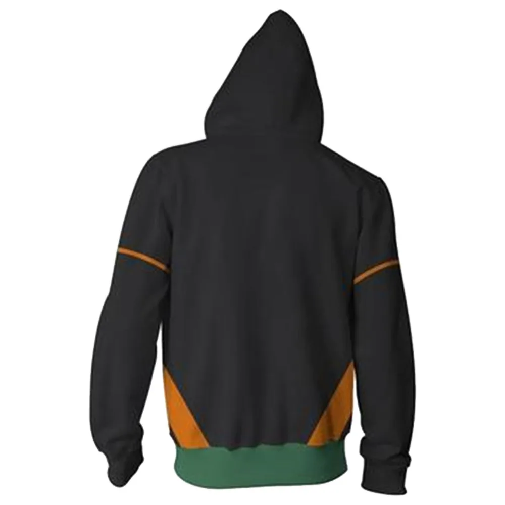 Толстовка для косплея Katsuki Bakugo толстовка с капюшоном на молнии моя геройская