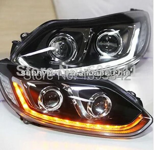 FOR FORD 2012-2014 Year for Focus 3 LED Head Lamps Bi Xenon Projector Lens | Автомобили и мотоциклы
