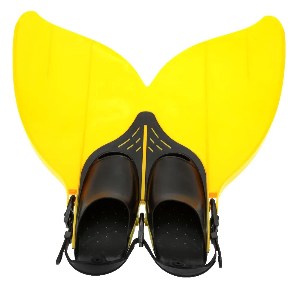 

Kids Children Professional Scuba Diving Swimming Fins Short Flippers Snorkeling Shoes Free Swim Training Mermaid Flipper Monofin