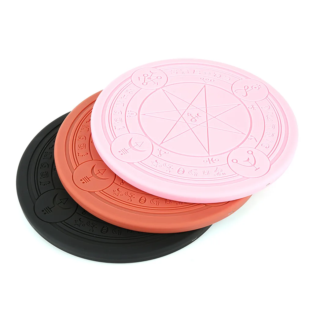 

NEW pentagram Magic Array Wireless Charger Pad 10w Qi Fast Ultra Slim Charging Pad For Iphone XS/XS Max/XR for huawei P20 #Y