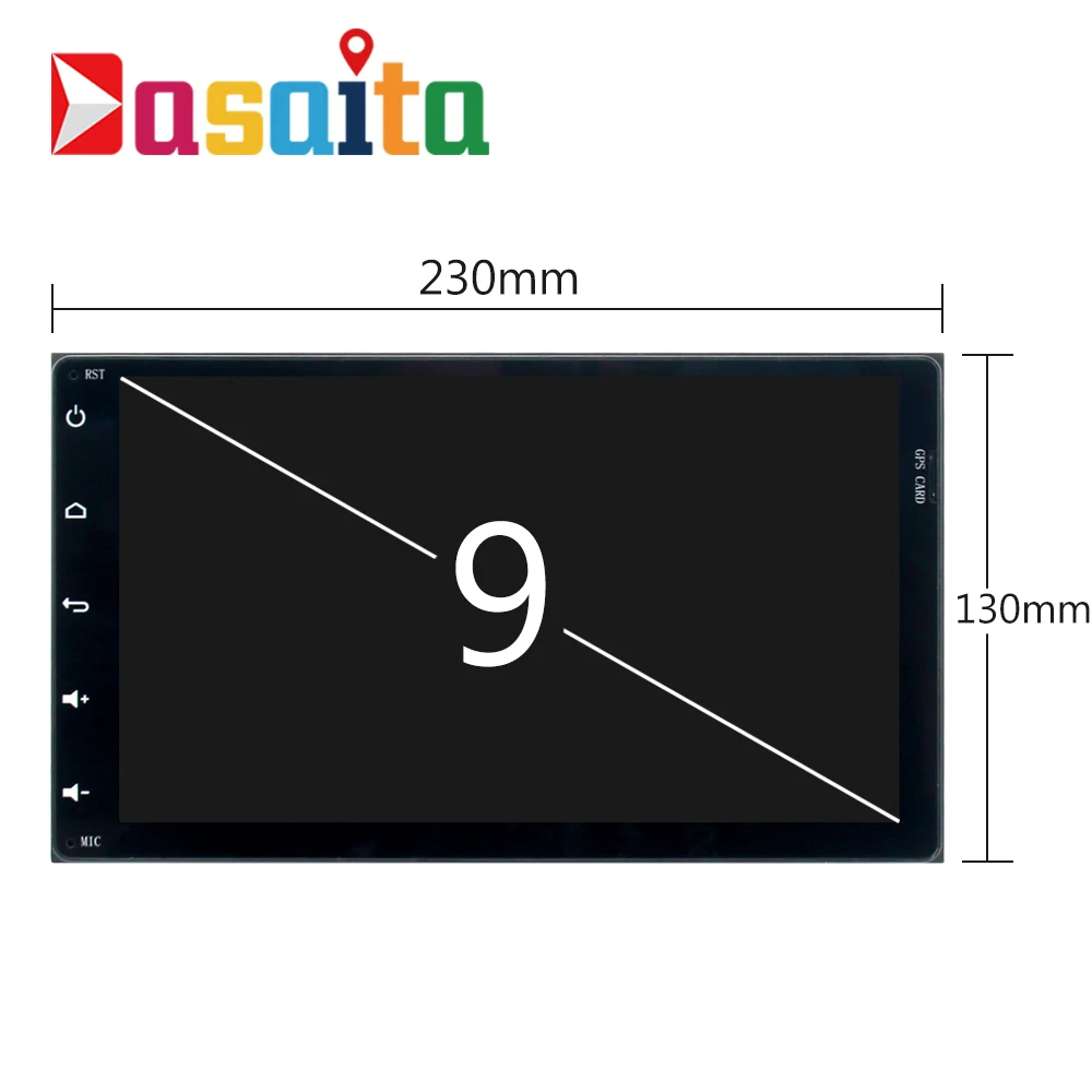 Discount 9" IPS Screen Android 9.0 Car GPS Radio Player for Toyota Corolla Auris Fortuner 2017 2018 8-Core 4G+32G Auto Radio Multimedia 3