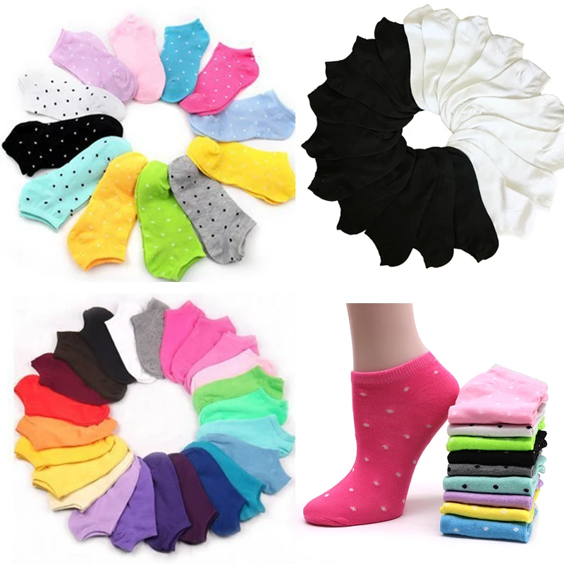 

3/5pair Women's Socks Short Low Cut Ankle Socks for Women Solid Mesh Cotton Boat Socks Chaussette Femme Sock Short Sokken Meias