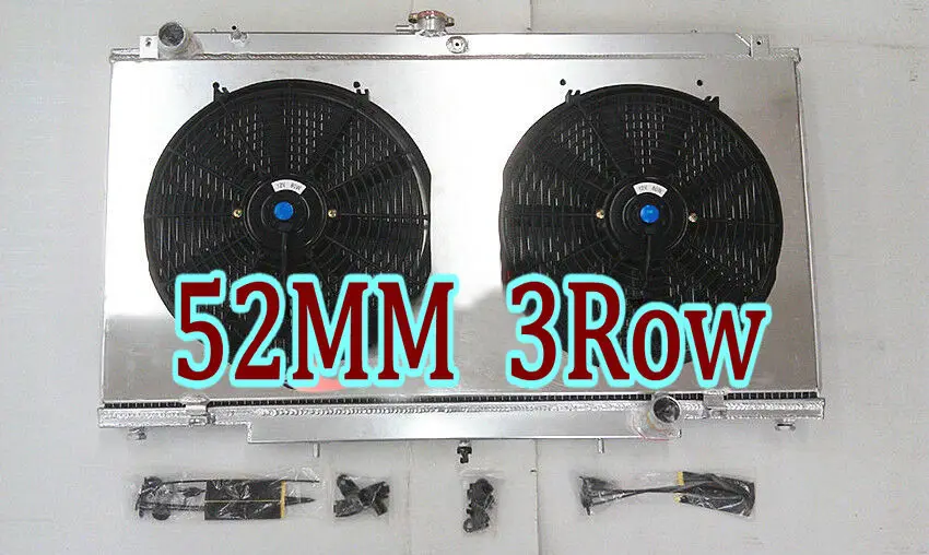 Алюминиевый радиатор + кожух вентилятора для Nissan патруль Y61 GU Series I & II 4.5L TB45E 6 Cyl