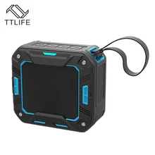TTLIFE M2 бренд Bluetooth Динамик Отличный Бас 2000 мАч 75dB Водонепроницаемый IP65 3.5 мм AUX мини Altavoz Спорт для езды Xiaomi iphone