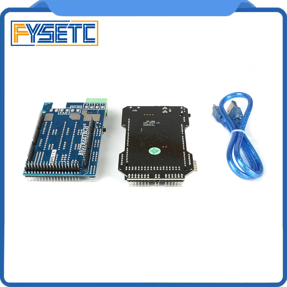 

3D Printer Parts RE-ARM 32 Bit Control Board Upgrade Mega 2560 R3 Motherboard + Ramps 1.5 Expansion Control Panel