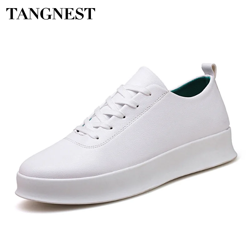 Tangnest Spring New Men Casual Shoes Height Increasing Shoes Breathable