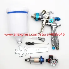 Свободная перевозка HVLP пистолет 1,4 мм сопла Краски пистолет Профессиональный Аэрограф пистолет для Краски ing carsPneumatic пистолет