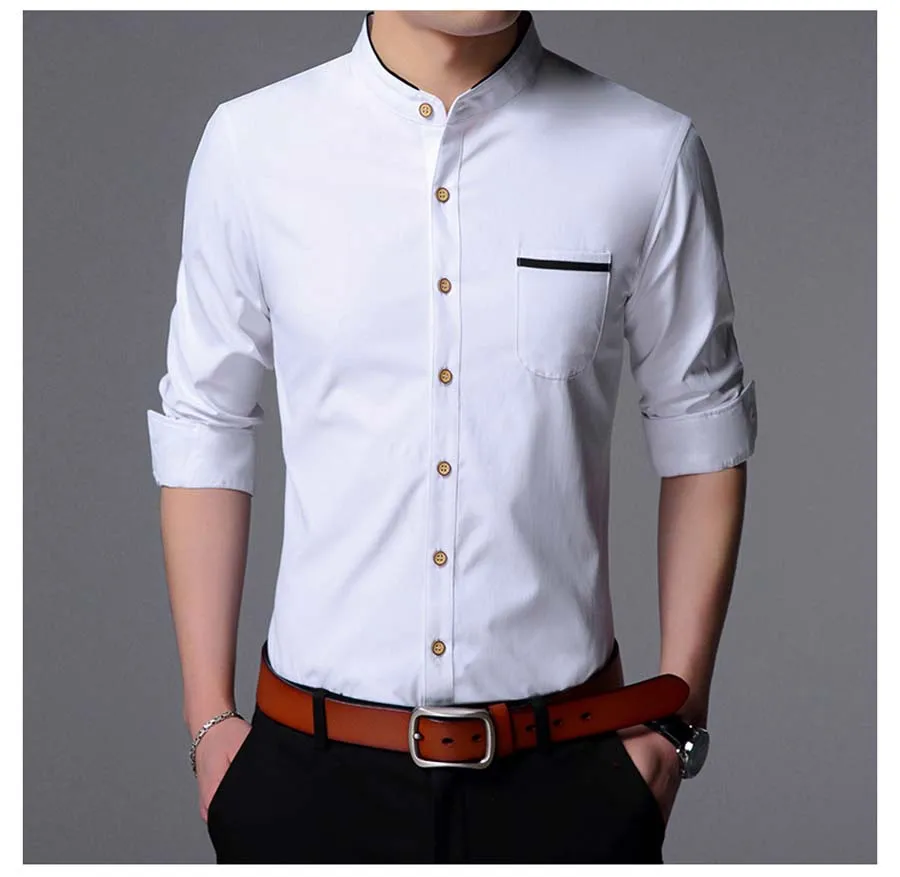 chinese collar party wear shirts