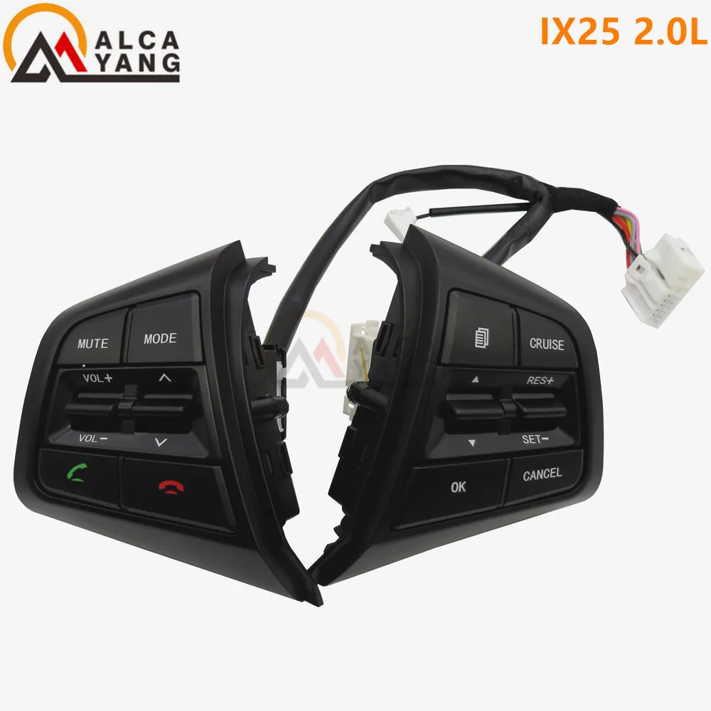 

100% Original Steering Wheel Button For Hyundai ix25 (creta) 2.0 Cruise Control Buttons Remote Control Bluetooth Phone Button