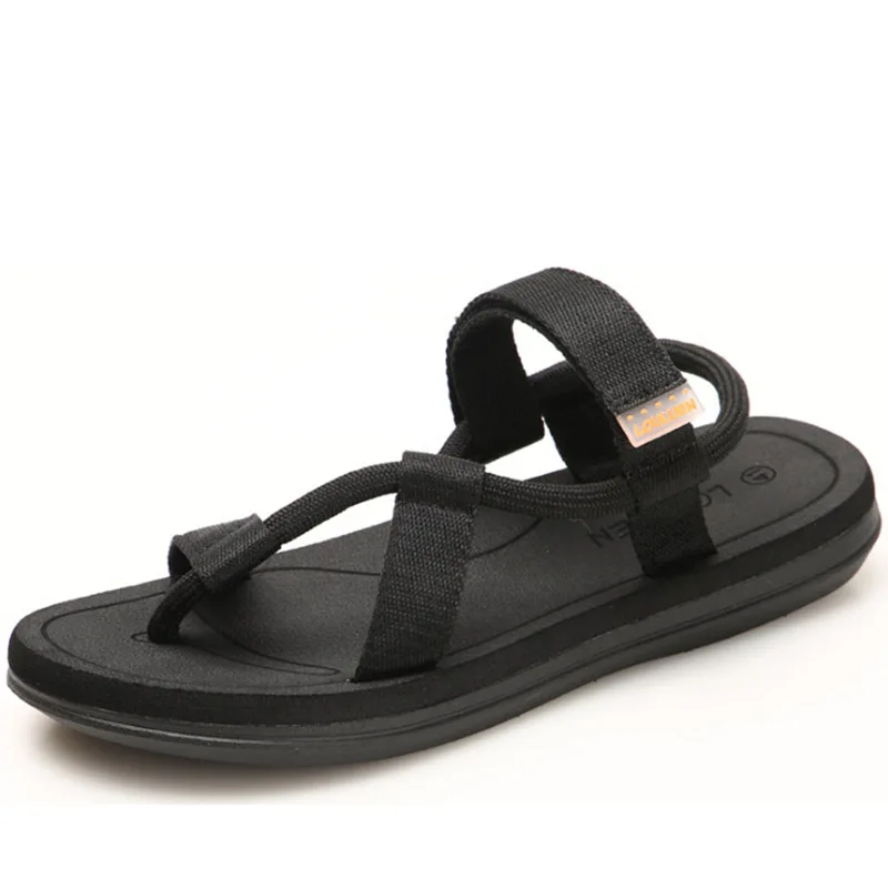 LOULUEN Brand Men's Sandals Summer Boy Sandals Vietnamese Sandals Outdoor Couples Personality Tide Beach Flip-Flops Men Slippers (20)