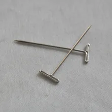 Т булавки иглы для парика держать на подушечка из ткани профессиональные инструменты для изготовления аксессуаров 60 шт/лот