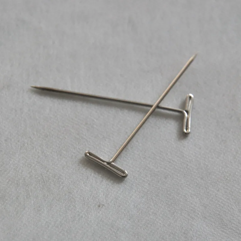 T Pins Needles For Wig Hold On Canvas Block Head Profession Making