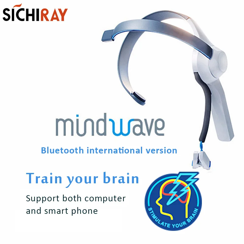 Mindwave Bluetooth гарнитура Мобильный сухой электрод EEG внимание и медитация контроллер Нейро отзывы устройства для Arduino