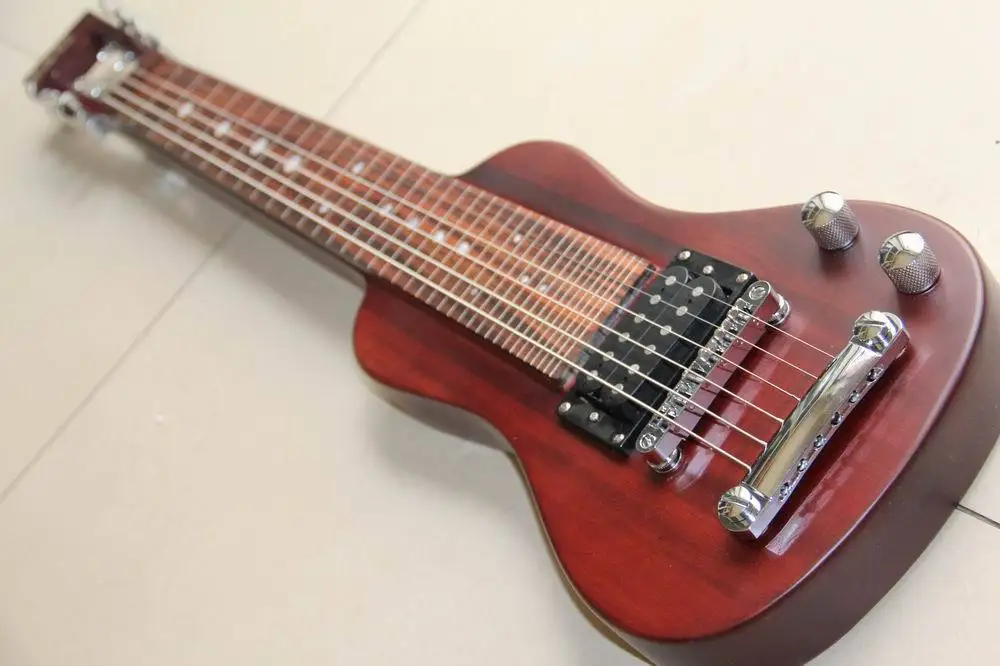 

New arrival travel guitar Overall through bady top quality in natural 130128