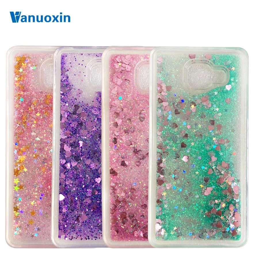Líquido caso en la sFor Funda Samsung A6 A8 2018 Coque Samsung galaxy A8 más A3/2017/A3 2016 A310 brillo suave de la cubierta del teléfono