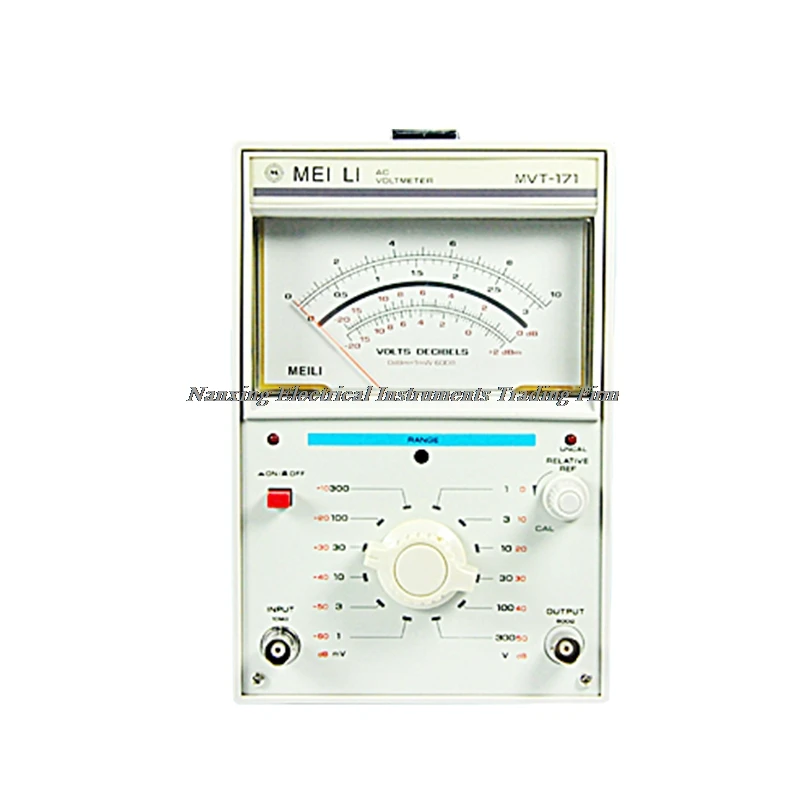 Цифровой милливольтметр MVT-171 одноканальный/MVT-172 двойной канал вход переменного тока в переменный ток 100uV-300V, частотном диапазоне 5 Гц-1 МГц