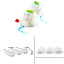 Силиконовая форма для выпечки ледяного дома формочки для выпечки силиконовая мышь формы для торта