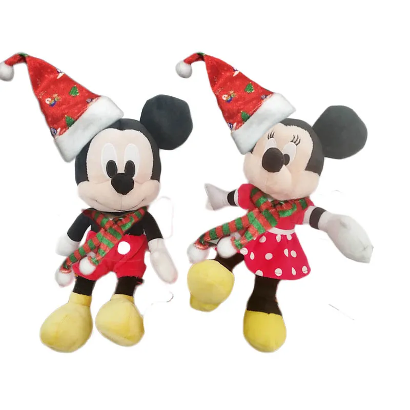 Mini Mouse Christmas Plush Toys Doll 