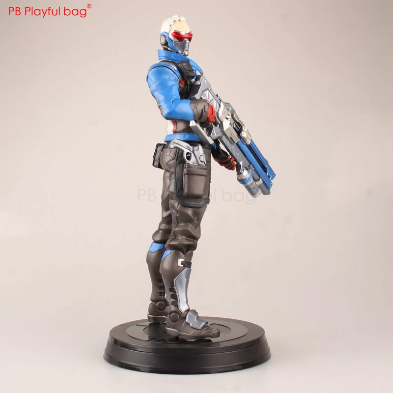 31CM Overwaches SOLDIER:76 figure PVC Model Action figure Game fans collections Novelty Doll Toys Best gifts to send friend HC46
