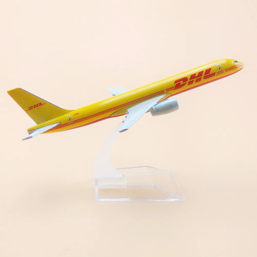 16cm Alloy Metal Air DHL Airlines Boeing 757 B757 Airways Airplane Model Plane W Stand Aircraft Gift | Дом и сад