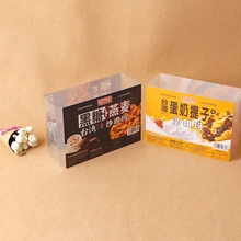 Изготовленные на заказ складные прямоугольные прозрачная пластиковая коробка поставщики фабрика PP/PET/чистый бокс из ПВХ для еды- PX20266