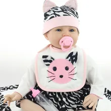50-55 cm Lovely Baby Girl Silicone Reborn Baby Dolls Toy For Sale NPK Collection Newborn Babies For Girl Best Gift Brinquedos