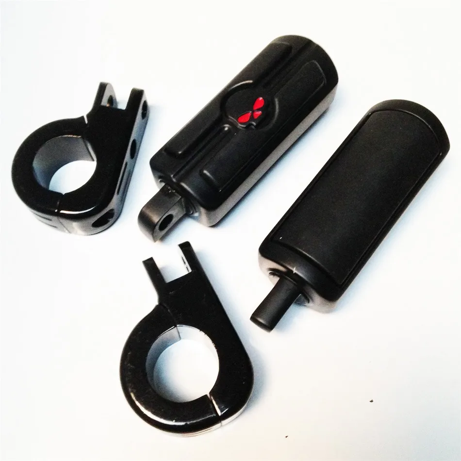 Aftermarket free shipping 1 1/2" Highway Skull Foot Pegs P Clamps mounting Bracket For Harley