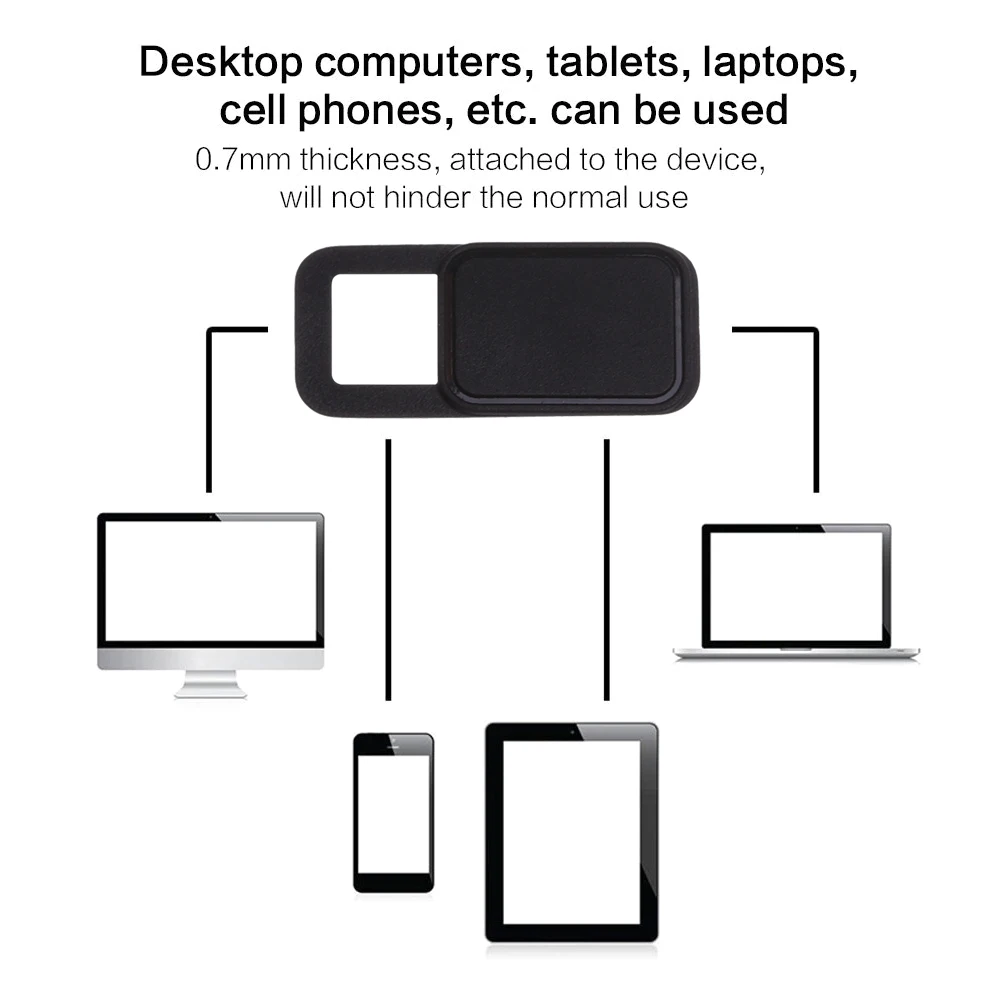 3/6/9 шт. универсальный чехол для веб-камеры магнит затвора ползунок Камера Обложка для IPhone ПК и ноутбуки Объективы для телефонов стикер конфиденциально