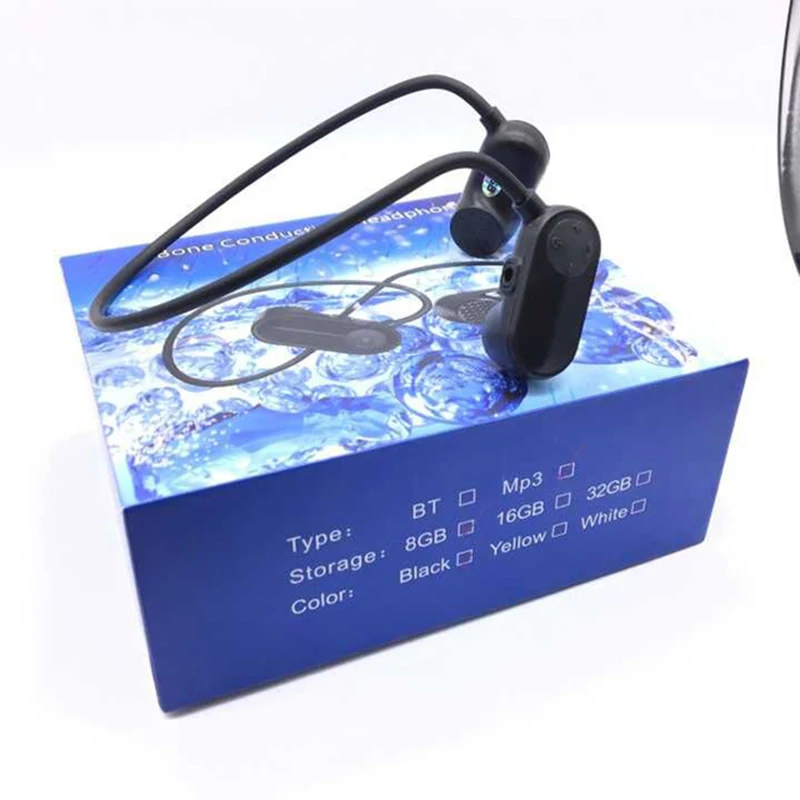 OKCSC Bone Conduction MP3 HiFi Music Player IPX8
