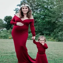 Baby Shower Dresses Photo Prop Plus Size Pregnancy Photography Dress Maternity Gown Clothes For Pregnant Women Baby Shower Dresses Photo Prop Plus Size Pregnancy Photography Dress Maternity Gown Clothes For Pregnant Women