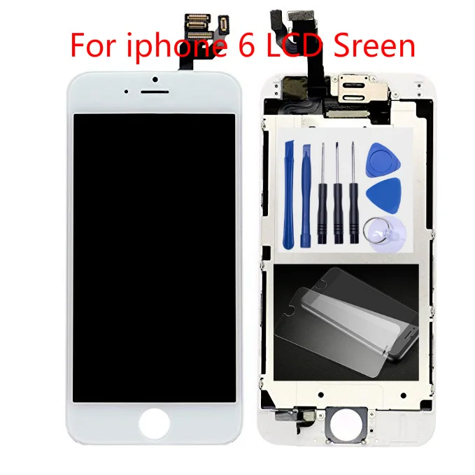 

100% Original Screen LCD For iPhone 6 LCD Display Touch Display Touch Screen Digitizer Assembly Replacement +gift