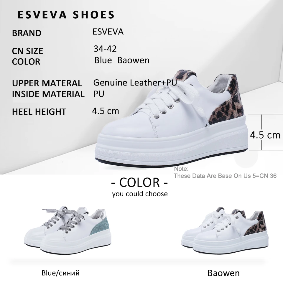 ESVEVA/ г. Женская Вулканизированная обувь на платформе со шнуровкой и круглым носком классическая женская обувь в стиле пэчворк размеры 34-42