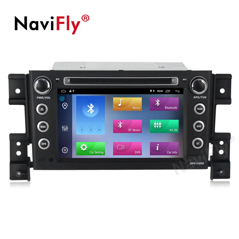 Sale Android 9.1 HD screen 32G ROM 2din Car multimedia gps player for SUZUKI GRAND VITARA 2007-2013 car radio bt DVR view camera 2