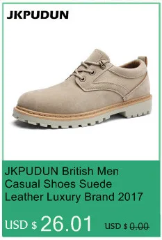 JKPUDUN Mens Genuine Leather Shoes Casual Waterproof Men Original Boots Italian Fashion Army Boots For Men Work Boots Erkek Bot