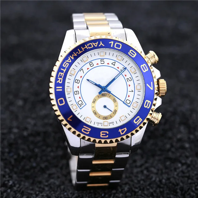 

New Brand Automatic Watch Men Mechanical chronograph day date Fashion Wristwatch Mens Designer Watches Clock Relogio Masculino