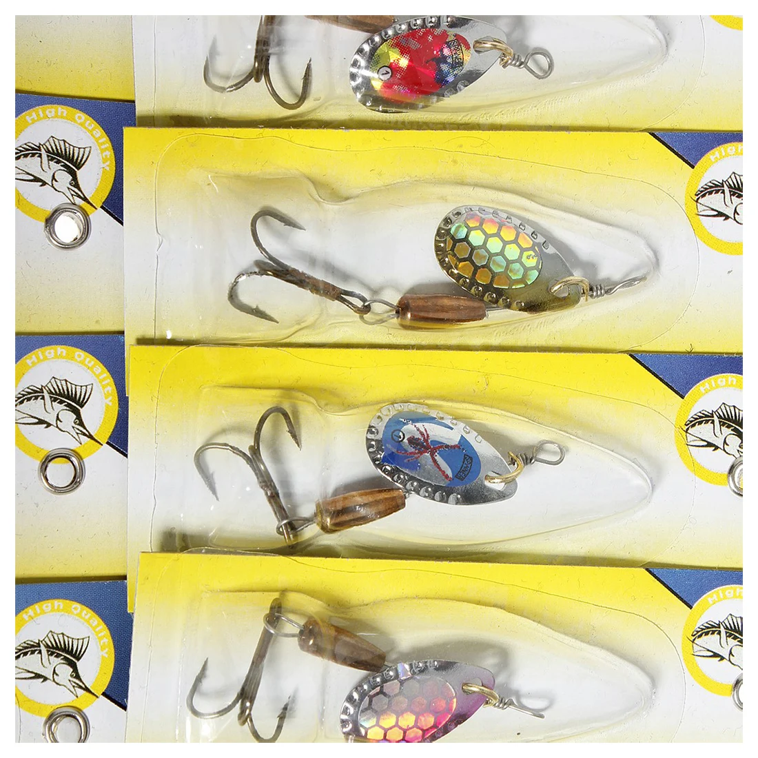 30X Спиннер набор рыболовных снастей Рыболовный набор мигалка ложка Zander рыболовные крючки