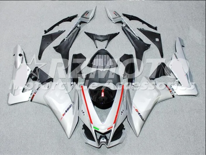 

New ABS motorcycle Fairing For Aprilia RS4 50/125 2011 2012 2013 2014 2015 RS4 50/125 1112 13 15 Injection Bodywor Silver V26