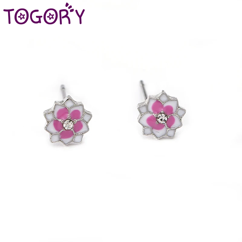Buy TOGORY Silver Color Poetic Daisy Cherry Blossom